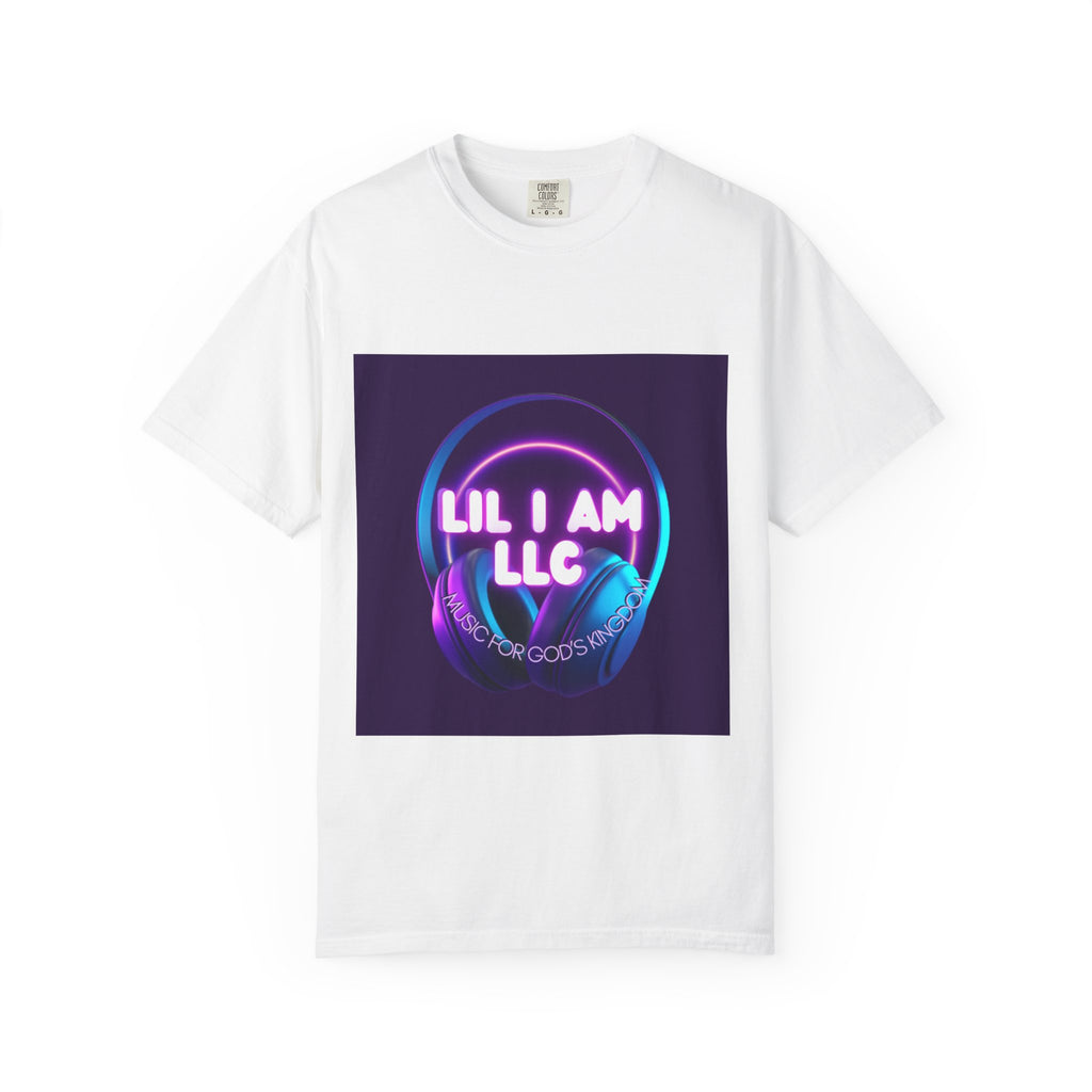 Lil I Am LLC Neon Logo T-Shirt — Retro Vaporwave Graphic Tee